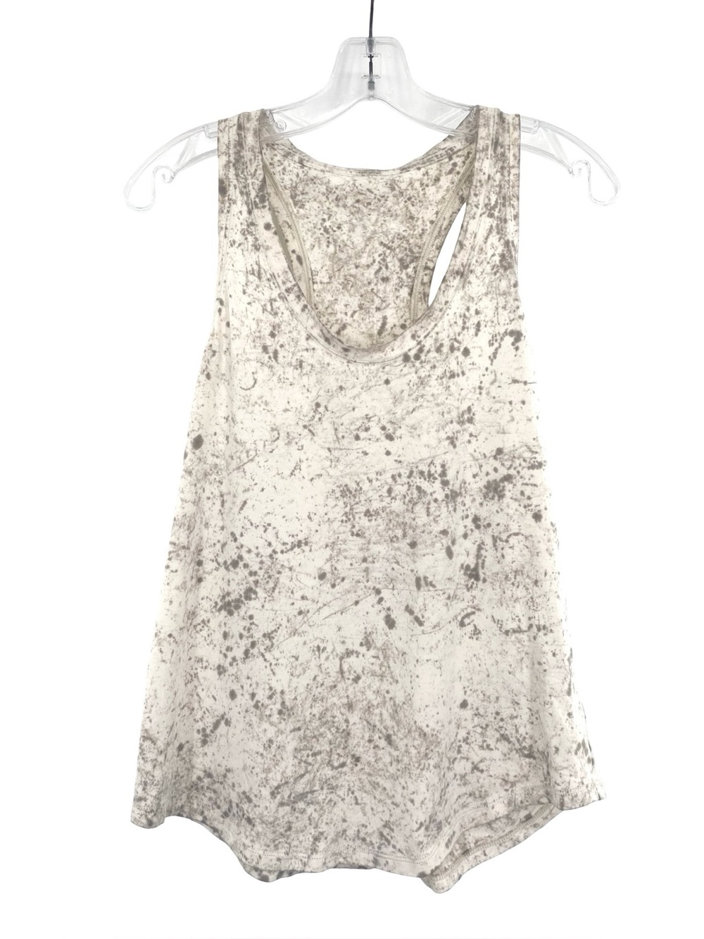 Lululemon Love Tank Top Cirrus Wash White Opal Raw Linen Rover Size Small